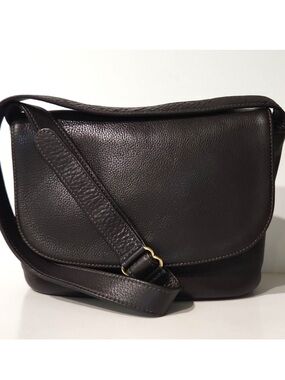 Coach Vintage Sonoma 4903 Pebble Grain Shoulder Leather bag in box, Chocolate